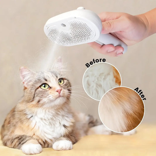 Self-Cleaning Pet Grooming Brush – Reduce Shedding & Remove Loose Hair Easily