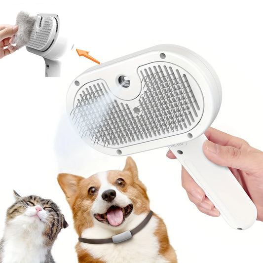 Self-Cleaning Pet Grooming Brush – Reduce Shedding & Remove Loose Hair Easily
